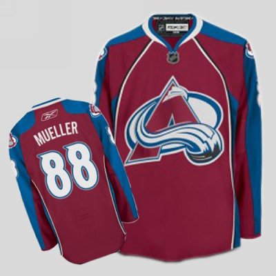 Jerseys Factory Cheap Avalanche #88 Peter Mueller Embroidered Re