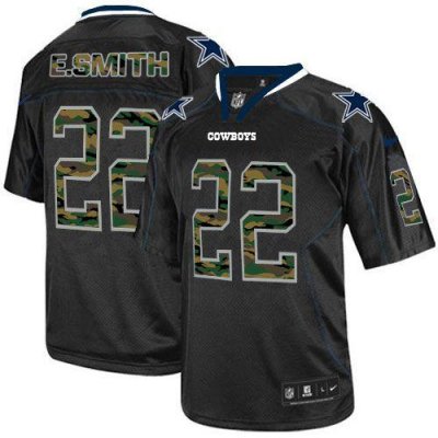 Jerseys Factory Cheap Nike Cowboys #22 Emmitt Smith Black Men's