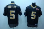 Jerseys Factory Cheap Saints #5 Garrett Hartley Black With Super