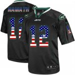 Jerseys Factory Cheap Nike Jets #12 Joe Namath Black Men's Stitc