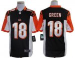 Jerseys Factory Cheap Nike Bengals #18 A.J. Green Black Team Col