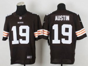 Jerseys Factory Cheap Nike Browns #19 Miles Austin Brown Team Co