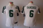 Jerseys Factory Cheap Nike Jets #6 Mark Sanchez White Women's Em