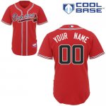 Jerseys Factory Cheap Braves Personalized Authentic Red Baseball