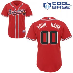 Jerseys Factory Cheap Braves Personalized Authentic Red Baseball