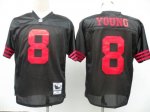 Jerseys Factory Cheap Mitchell and Ness 49ers #8 Steve Young Bla