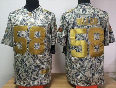 Jerseys Factory Cheap Nike Broncos #58 Von Miller Dollar Fashion