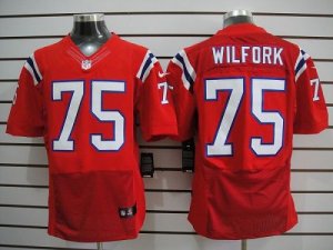 Jerseys Factory Cheap Nike Patriots #75 Vince Wilfork Red Altern