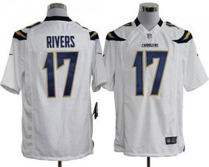 Jerseys Factory Cheap Nike Chargers #17 Philip Rivers White Men'