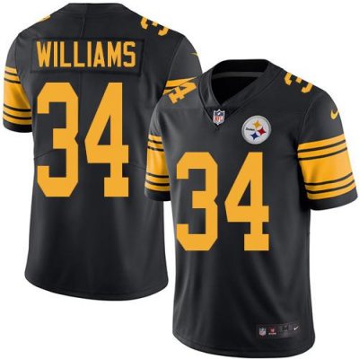 Jerseys Factory Cheap Nike Steelers #34 DeAngelo Williams Black