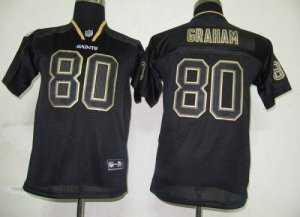 Jerseys Factory Cheap Saints #80 Jimmy Graham Lights Out Black E