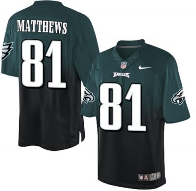 Jerseys Factory Cheap Nike Eagles #81 Jordan Matthews Midnight G