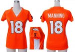 Jerseys Factory Cheap Nike Broncos #18 Peyton Manning Orange Tea