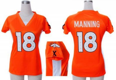 Jerseys Factory Cheap Nike Broncos #18 Peyton Manning Orange Tea