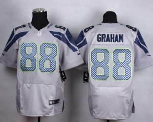 Jerseys Factory Cheap Nike Seahawks #88 Jimmy Graham Grey Altern