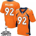 Jerseys Factory Cheap Nike Broncos #92 Sylvester Williams Orange