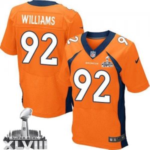 Jerseys Factory Cheap Nike Broncos #92 Sylvester Williams Orange