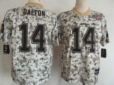 Jerseys Factory Cheap Nike Bengals #14 Andy Dalton Camo Men's St