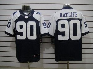 Jerseys Factory Cheap Nike Cowboys #90 Jay Ratliff Navy Blue Tha