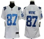 Jerseys Factory Cheap Nike Colts #87 Reggie Wayne White Youth Em