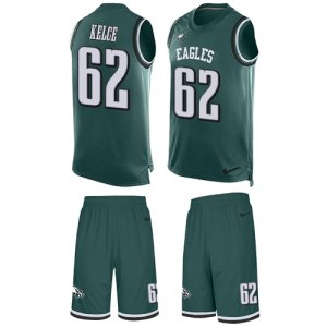 Jerseys Factory Cheap Nike Eagles #62 Jason Kelce Midnight Green