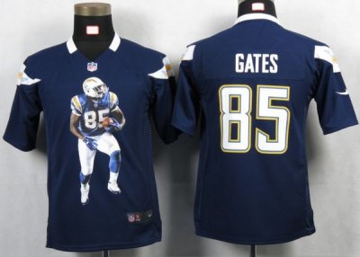 Jerseys Factory Cheap Nike Chargers #85 Antonio Gates Navy Blue
