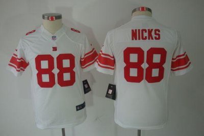 Jerseys Factory Cheap Nike Giants #88 Hakeem Nicks White Youth E