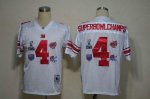 Jerseys Factory Cheap Giants #4 SuperBowl Champs White Stitched