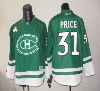 Jerseys Factory Cheap Canadiens St Patty's Day #31 Carey Price G