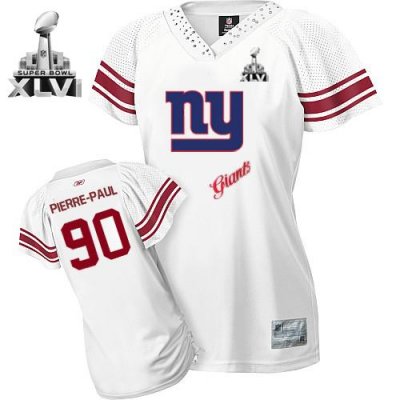 Jerseys Factory Cheap Giants #90 Jason Pierre-Paul White 2011 Wo