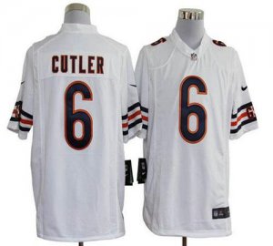 Jerseys Factory Cheap Nike Bears #6 Jay Cutler White Men's Embro