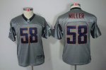 Jerseys Factory Cheap Nike Broncos #58 Von Miller Grey Shadow Yo