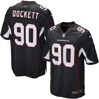 Jerseys Factory Cheap Nike Cardinals #90 Darnell Dockett Black A