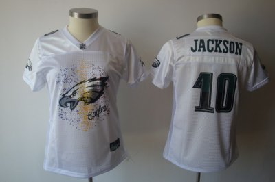 Jerseys Factory Cheap Eagles #10 DeSean Jackson White 2011 Women