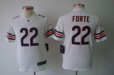 Jerseys Factory Cheap Nike Bears #22 Matt Forte White Youth Embr