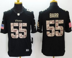 Jerseys Factory Cheap Nike Vikings #55 Anthony Barr Black Men's