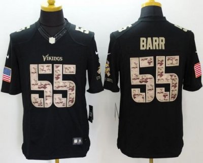 Jerseys Factory Cheap Nike Vikings #55 Anthony Barr Black Men's