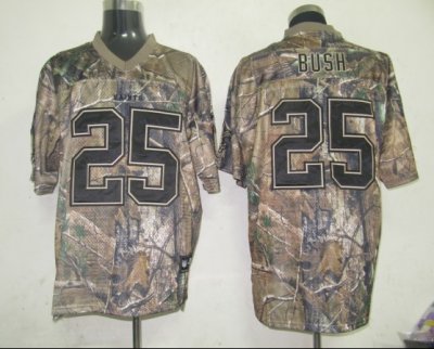 Jerseys Factory Cheap Saints #25 Reggie Bush Camouflage Realtree