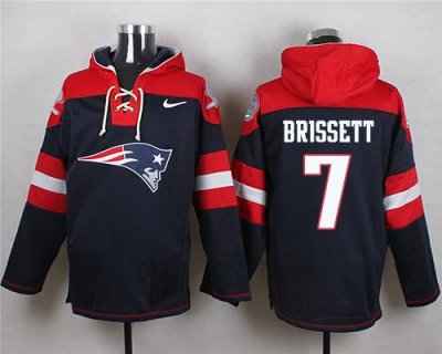 Jerseys Factory Cheap Nike Patriots #7 Jacoby Brissett Navy Blue