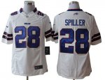 Jerseys Factory Cheap Nike Bills #28 C.J. Spiller White Men's Em