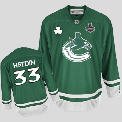 Jerseys Factory Cheap Canucks 2011 Stanley Cup Finals St Patty's