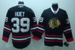 Jerseys Factory Cheap Blackhawks #39 Cristobal Huet Embroidered