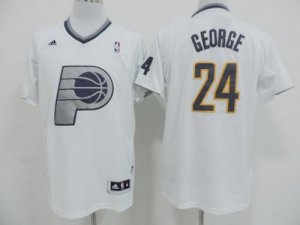 Jerseys Factory Cheap Pacers #24 Paul George White 2013 Christma