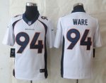 Jerseys Factory Cheap Nike Broncos #94 DeMarcus Ware White Men's