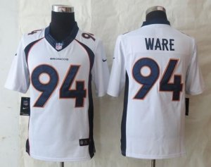 Jerseys Factory Cheap Nike Broncos #94 DeMarcus Ware White Men's