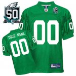 Jerseys Factory Cheap Eagles Personalized Authentic Light Green