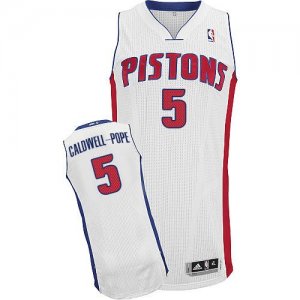 Jerseys Factory Cheap Pistons #5 Kentavious Caldwell-Pope White