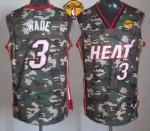 Jerseys Factory Cheap Heat #3 Dwyane Wade Camo Stealth Collectio
