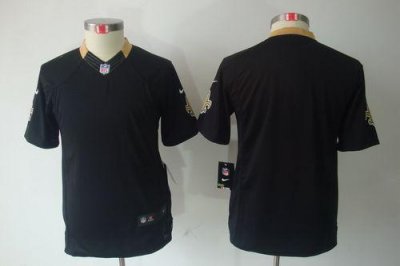 Jerseys Factory Cheap Nike Saints Blank Black Team Color Youth E