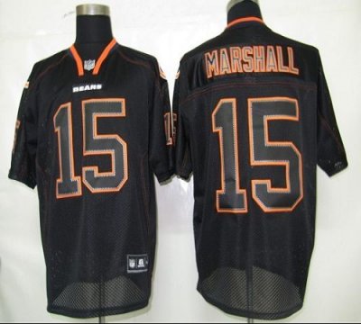 Jerseys Factory Cheap Bears #15 Brandon Marshall Lights Out Blac